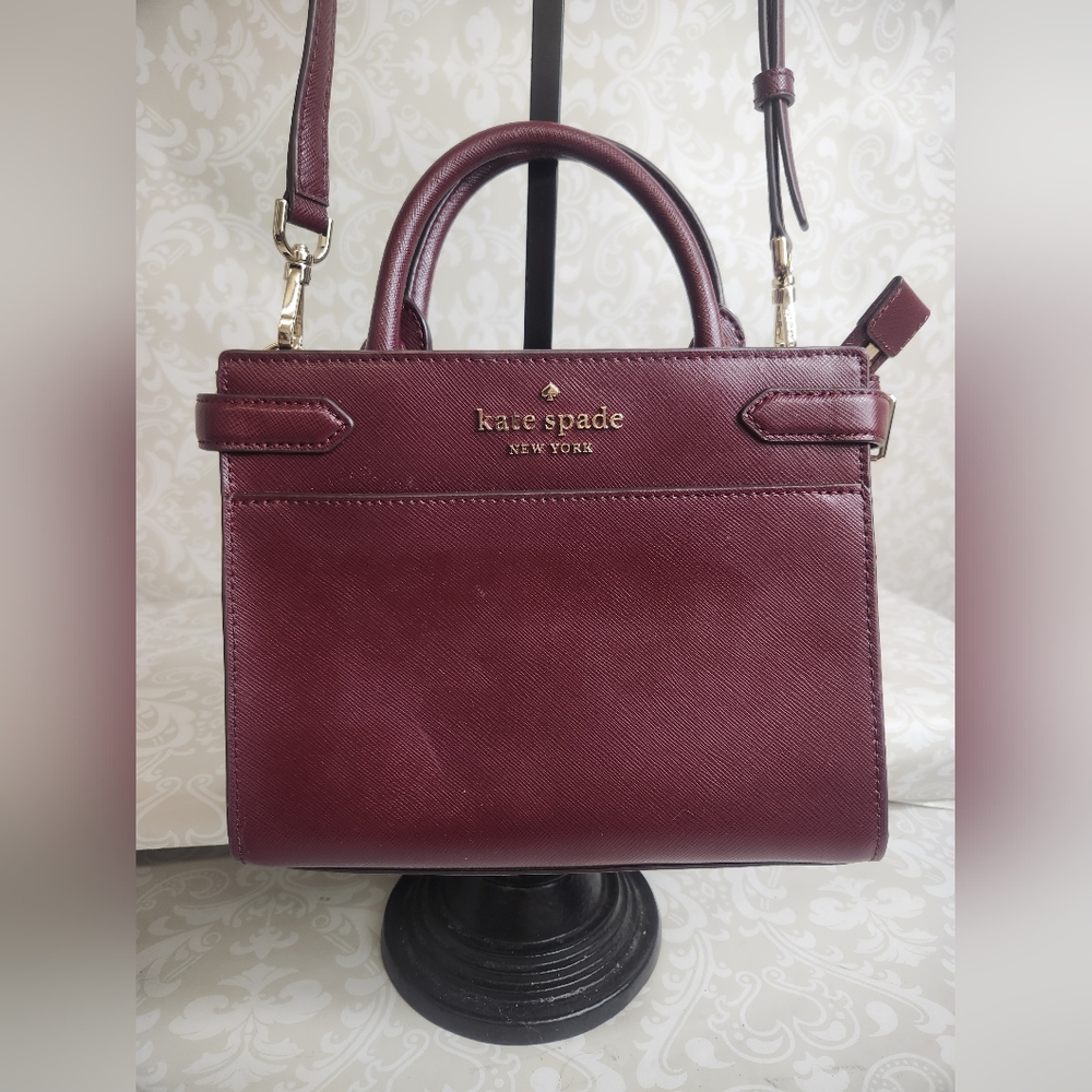 NWT Kate Spade 'Staci' Cherrywood Small Satchel